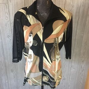 Vintage Bee Australia Casual Fashion Blouse Size M